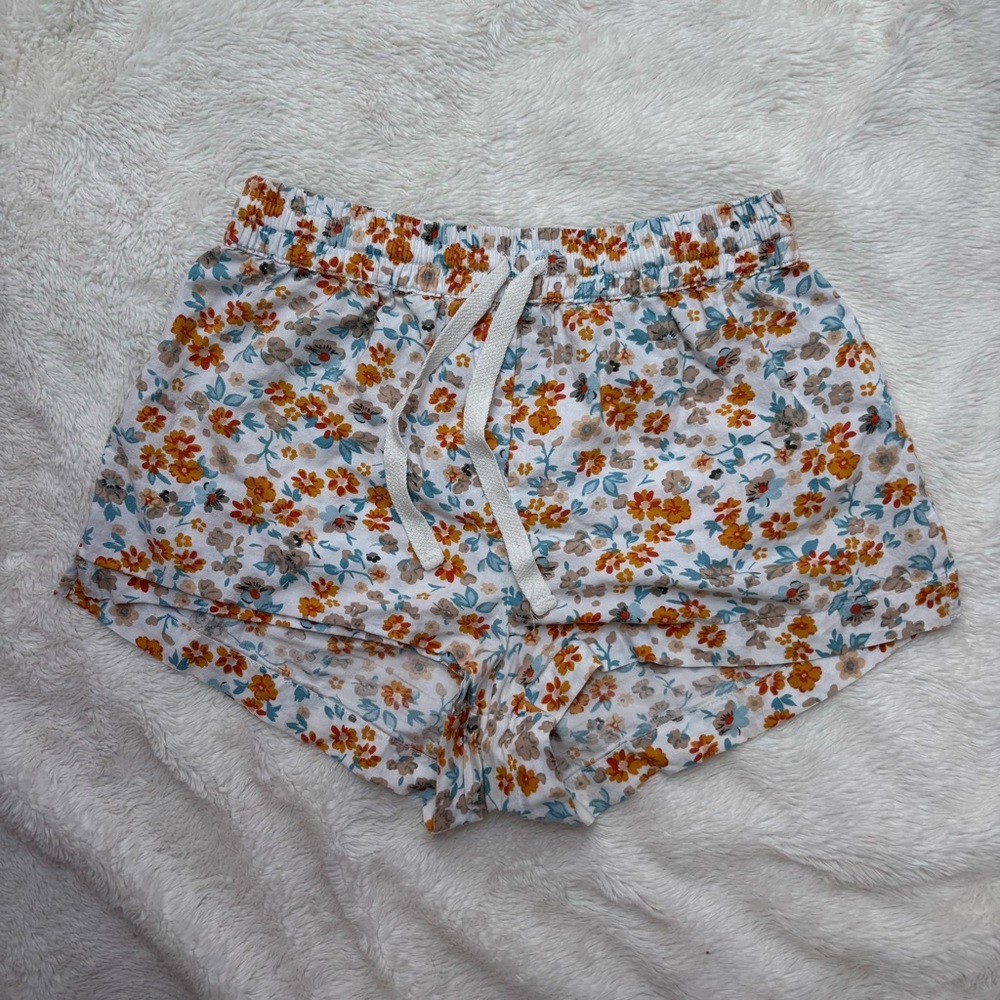 Aeropostale Orange and Blue Shorts